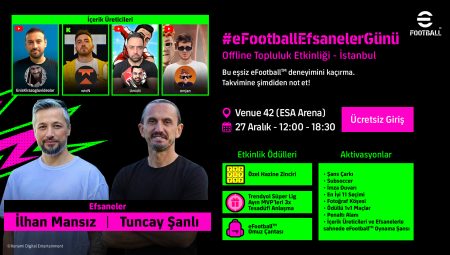 KONAMI, Türk Futbolunun Efsane İsimlerinin Yer Alacağı İstanbul Etkinliğini Duyurdu!